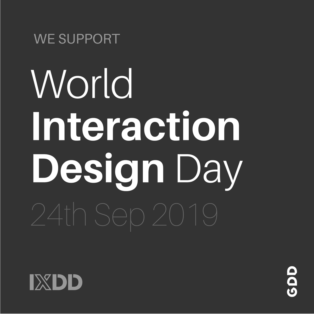 gdd_design's tweet photo. Today is World Interaction Design Day!

Let's celebrate how interaction design impacts and improves human lives!

#ux #design #interactiondesign #worldinteractiondesignday #ixdd #userexperiencedesign #interaction #usability #punedesignstudio #designstudio #interactionpatterns https://t.co/icuveRdULd