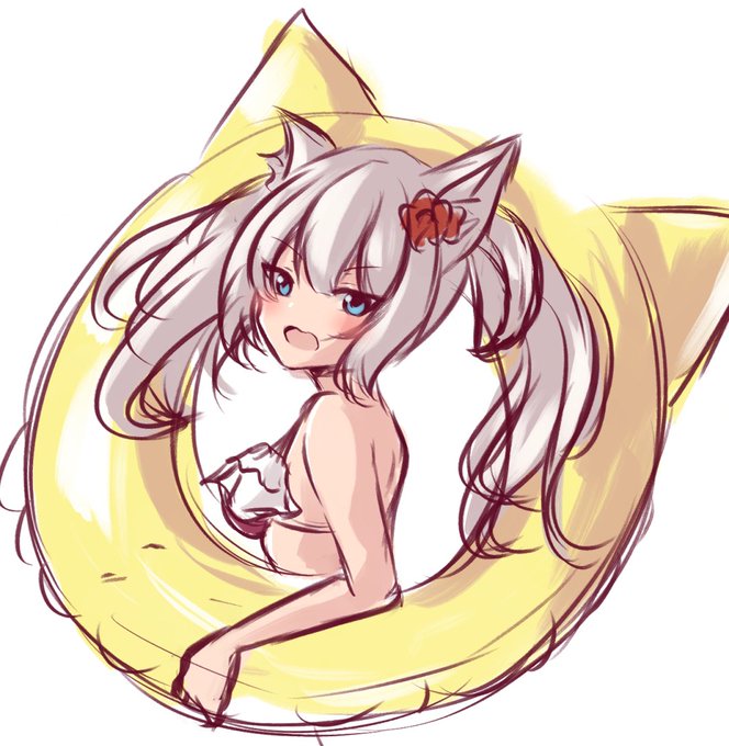 20分落書き
頂いたお題「水着ハムマン」 