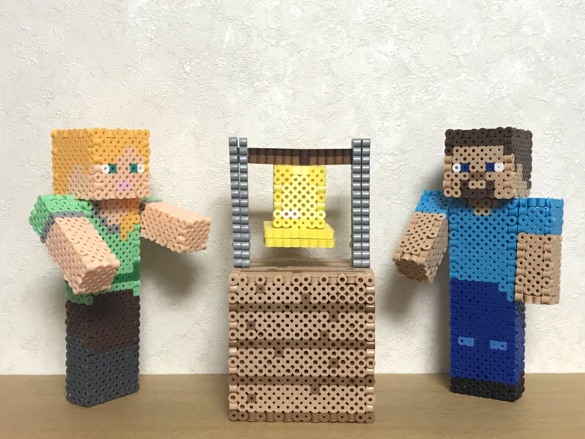 Sappoi さっぽい 立体アイロンビーズ در توییتر アイロンビーズでマインクラフトの鐘を作ってみました ゆむぎせんせいが鐘は村にしかないんだよってこの前教えてくれました アイロンビーズ パーラービーズ Perlerbeads マインクラフト Minecraft マイクラ 立体