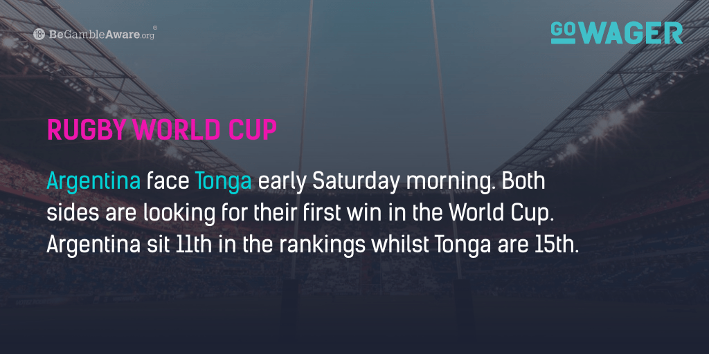 gowagercouk's tweet photo. Tonga will be looking to get their first points of the World Cup. Can they defeat Argentina and do so?

#rwc2019 #teamtonga https://t.co/go8NpOzwva