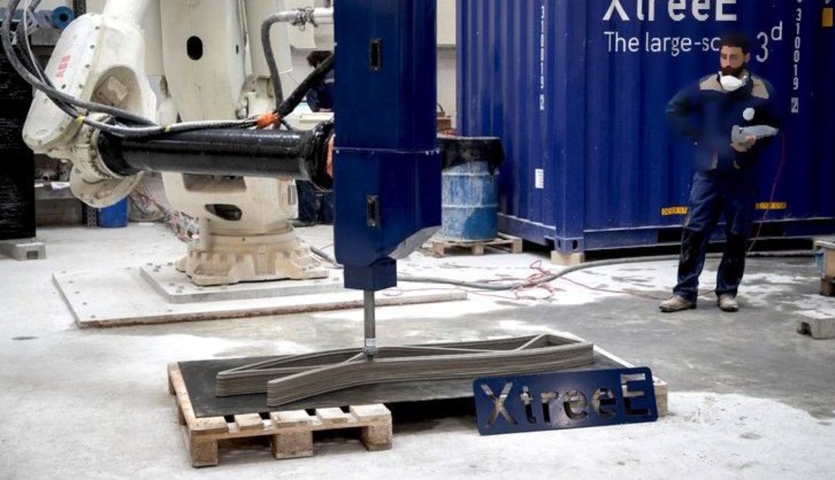 On vous a déjà parlé de @XtreeE, la #startup qui réalise des impressions 3D grande échelle par la dépose de béton. L'intégration de la techno #eDisp by #Supratec associe précision, qualité de dépose et répétabilité. Success story à lire ici 👇buff.ly/31F8q4u