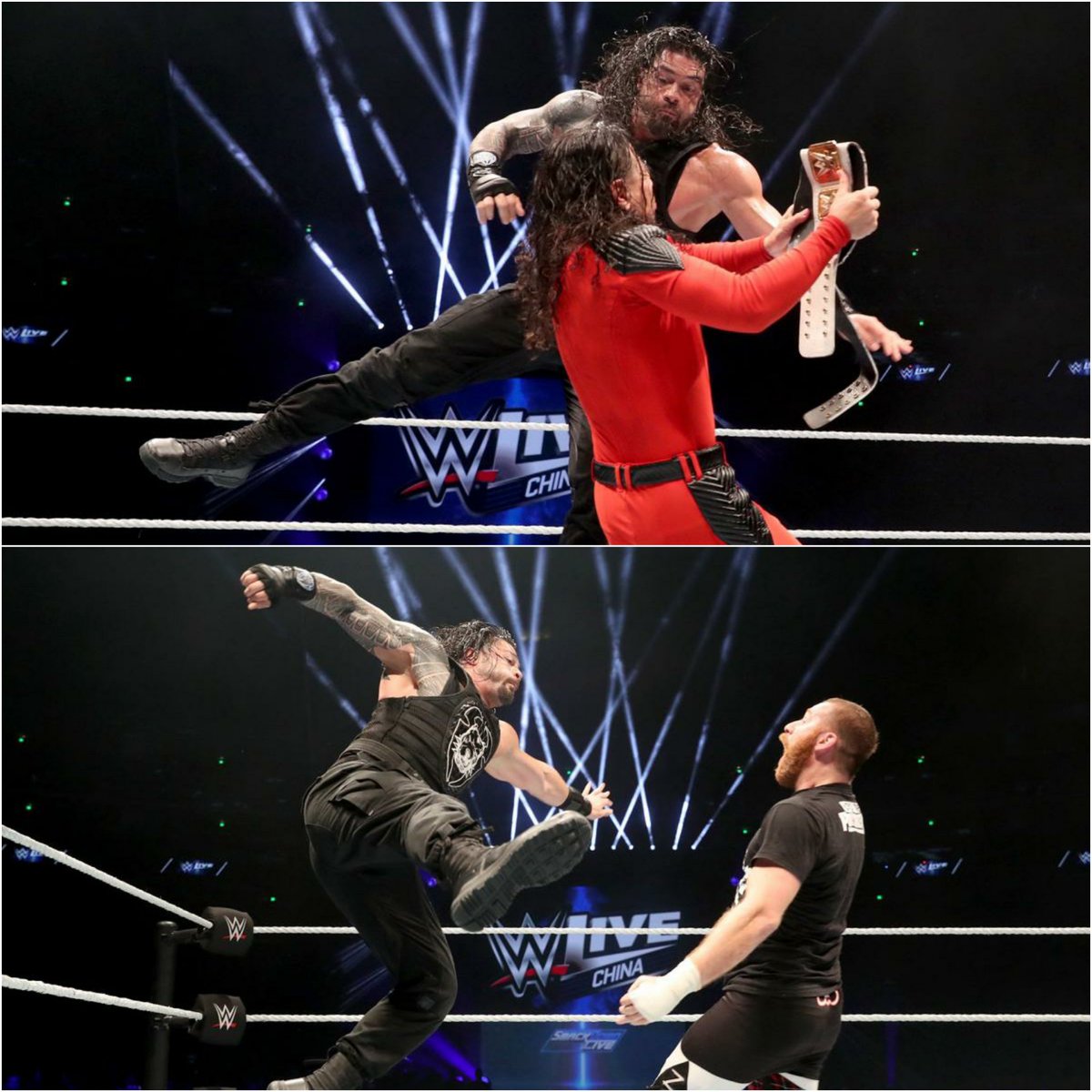 lRomanReignsl's tweet photo. WWE #RomanReigns journeys to #WWEShanghai: Digitals photos https://t.co/1dT42jdjhP