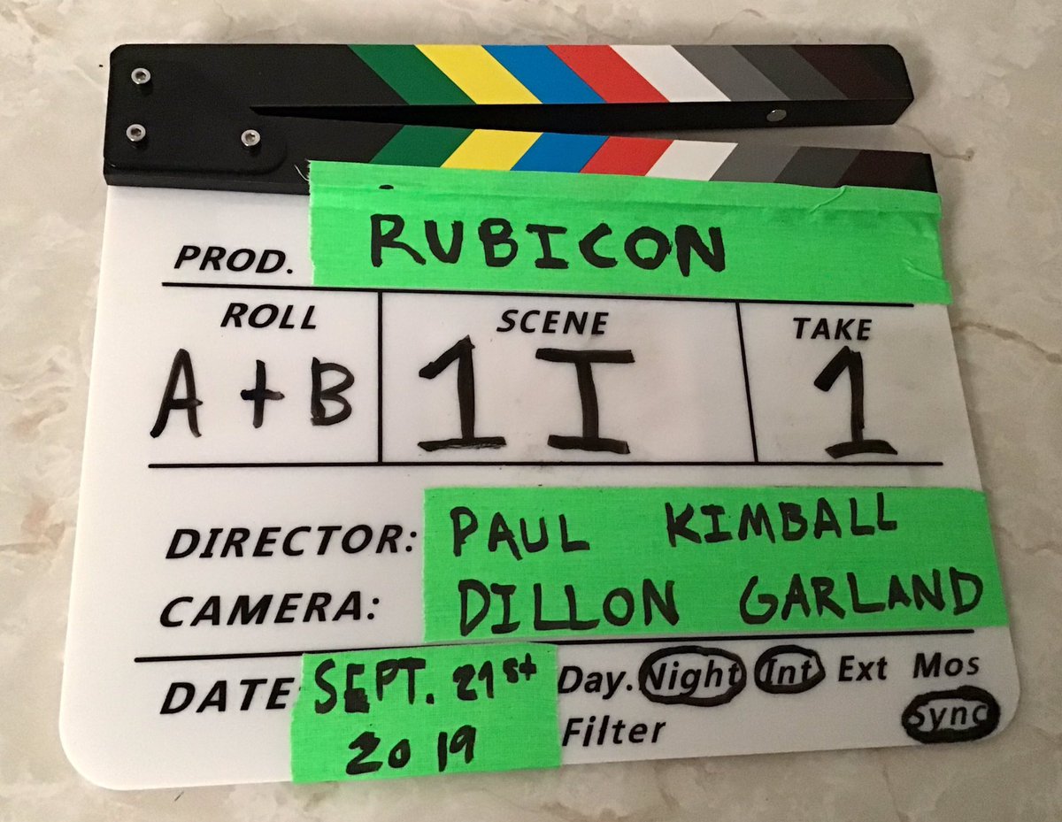 sewell7's tweet photo. 8 years ago @paulkimballfilm sent me his screenplay for ‘The Grey Wall’ now titled #Rubicon. It heralded a decade long collaboration producing three #indiefilms including the award winning #ExitThread. Our story has come full circle and filming has finally began on ‘Rubicon’ :-) https://t.co/U9i7p5Nxg5