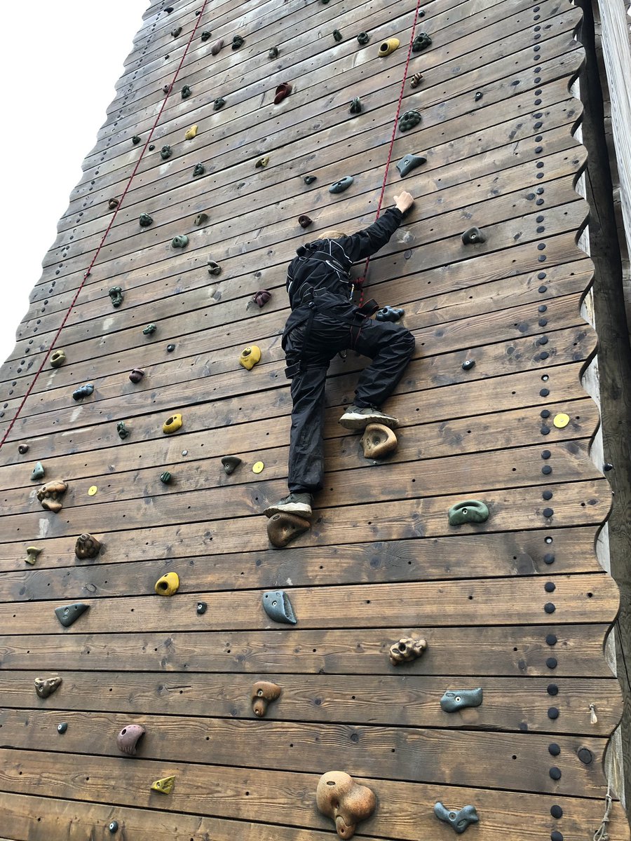 EdensidePS's tweet photo. We’ve had a good night’s sleep at #Dalguise. Hearty cooked breakfast this morning. Off to first activities of the day! #aeroball #climbing #harnessup #belaying #zipwire #EdensideOffer https://t.co/uwDU36yETM