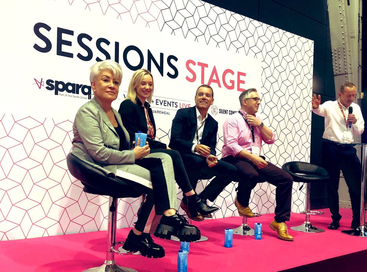 taylorlynncorp's tweet photo. And so it begins...

@VandELive @mcr_central @shaunhinds @JulietTripp_ 

#SessionsStage #Keynote #Panel #EventProfs https://t.co/IefRlxj6hx