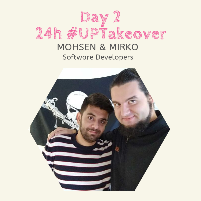 UnicornPirates_'s tweet photo. Day 2 of our 24h Instagram Takeover week! ๐ Our awesome coding pirates Mohsen and Mirko are heading to Unite in Copenhagen. Also, they will take our Instagram account for the next 24 hours. More about their journeys here: https://t.co/432iUq8XAG
#UPtakeover https://t.co/WRoA71EVtH