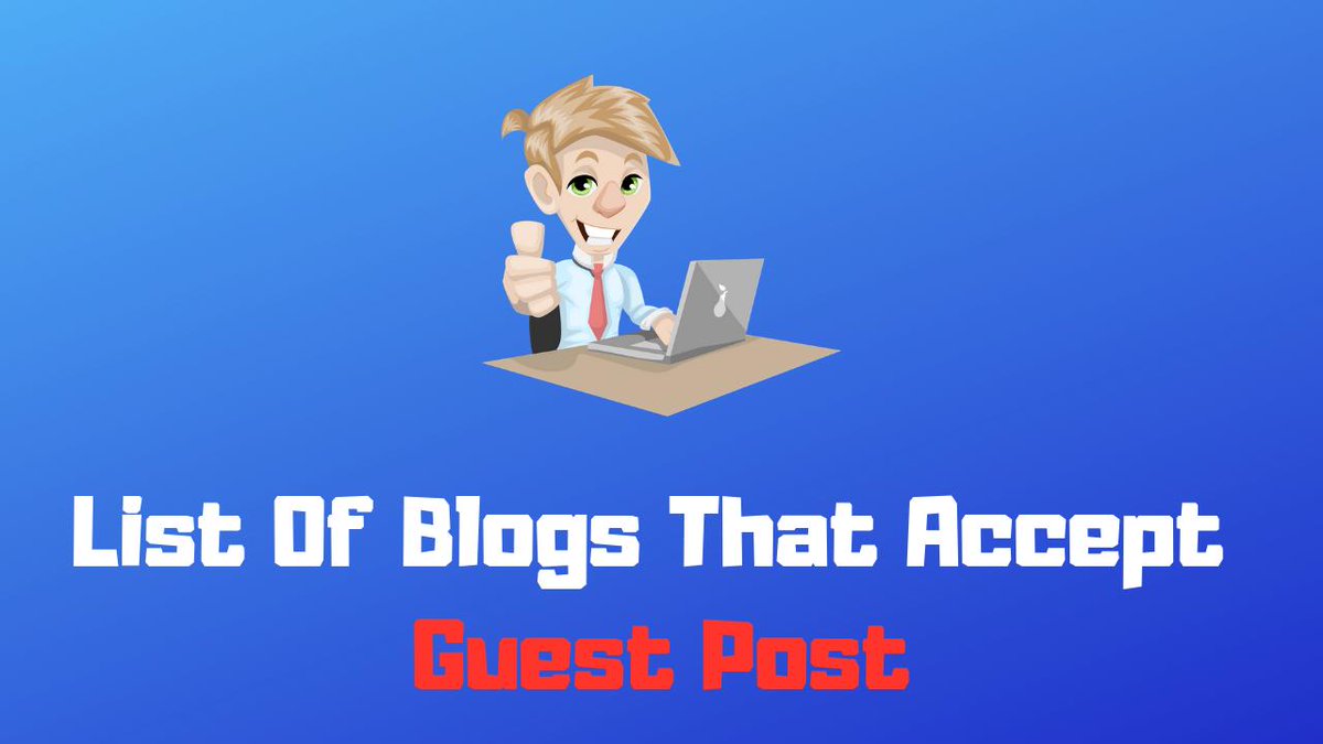 Want to build #backlinks from Guest Posting?
So here is the List Of 300+ Quality Blogs that Accept Guest Posts. So, you don't need to search anywhere.
staymeonline.com/blogs-that-acc…
#guestposting #buildbacklinks #linkbuilding