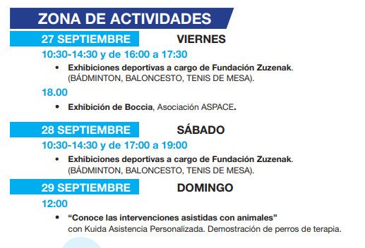 Ssbarreras's tweet photo. #Exhibiciones #deportivas y demostración de perros de terapia por @zuzenakclub , @ConfeAspace y #Kuida Asistencia personalizada este fin de semana en el Palacio Europa,#Vitoria-Gasteiz dentro de @Ssbarreras +info: https://t.co/816lixPbYw https://t.co/0XNiyo2ttf