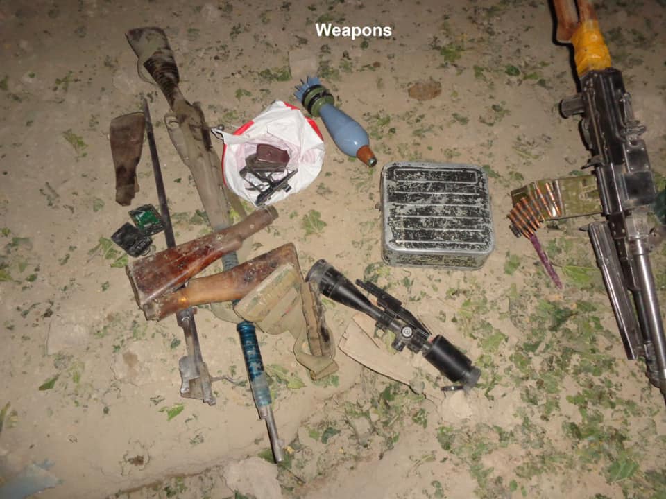 The provincial government released several photos taken in the aftermath of a raid against a hideout of the  #AlQaeda terrorist network in southern  #Helmand province.  https://www.khaama.com/in-photos-al-qaeda-operatives-pakistanis-and-bangladeshis-among-22-killed-in-helmand-raid-04115/