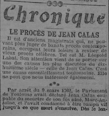 RosalisToulouse's tweet photo. #ToulouseEtRégion
Pdt les JEP @ToulouseArchive a présenté le procès de #JeanCalas dans les annales manuscrites des Capitouls de #Toulouse
L'#ExpressDuMidi de 1910 a chroniqué + d'1 siècle et demi après cette "cause toulousaine" #PresseAncienne
👉p. 9 https://t.co/Ml328pdcjQ https://t.co/qbYlDg01wv