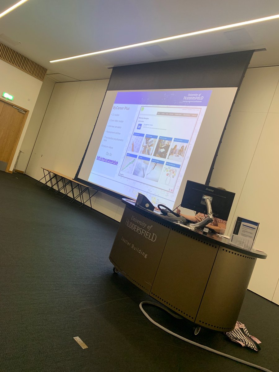 Flying start in full swing <a href="/HuddersfieldUni/">University of Huddersfield</a> for our new pharmacy students. Today we’re learning about the wonderful advice our careers service @HudUniCareers can provide. Never too early to start thinking about what you want to do with your degree and qualification 🤔