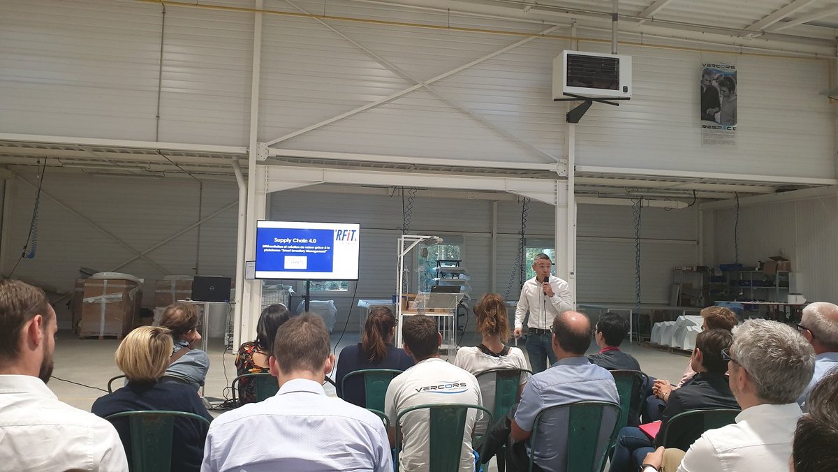 RFitTech's tweet image. @RFitTech  présente SUPPLY-TRACK, solution de #gestiondesstocks en #DemandDriven Conférence #SupplyChain 4.0 organisée par Vilesta chez @Vercors avec @BenoitCudel #SUCHSOLUTIONS #Flowlity  @StephaneGardon : livrer les bons produits, en bonne quantité, au bon moment #tracabilite