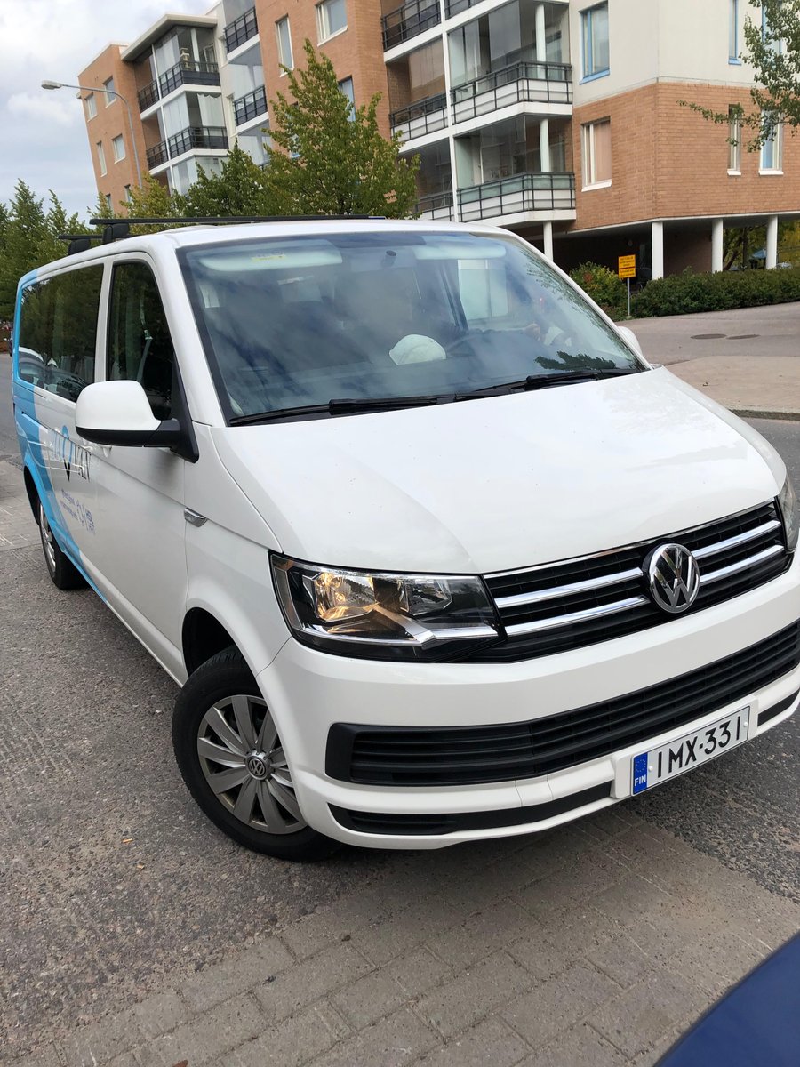 Great to have one more #kutsuplus -type service in Espoo! @viavan @hsl_hrt The stop network still needs fine tuning and maybe the layout in VW Caravelle could be adjusted for easier boarding and alighting.