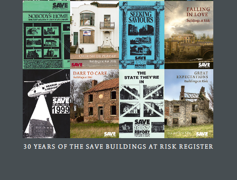 Could you help SAVE by giving up some of your free time to assist with our annual BaR Register update? The Register contains a fascinating snapshot of buildings in need around the country. If so, we'd love to hear from you. Please contact Liz.fuller@savebritainsheritage.org.