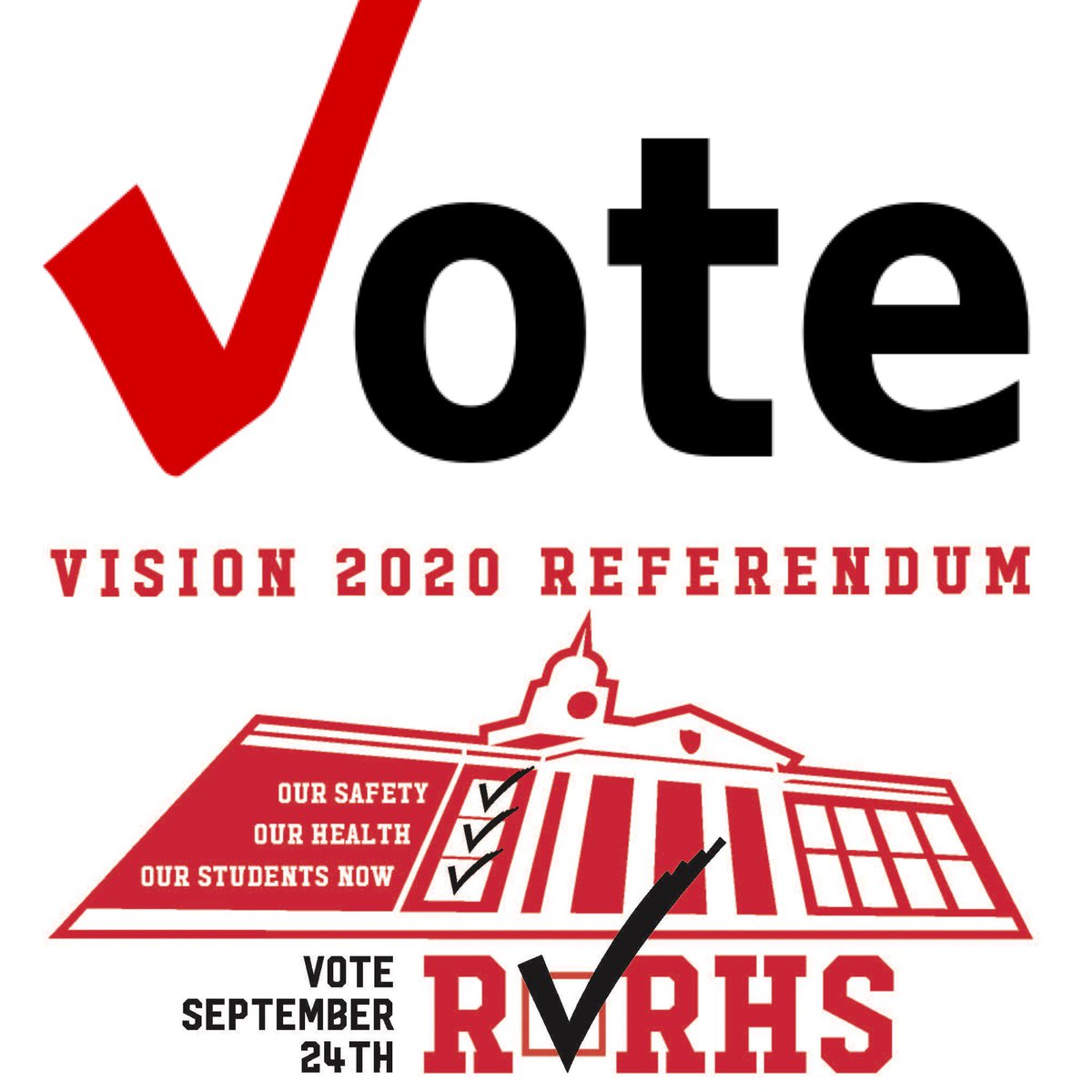 DrChrisHeilig's tweet photo. Polls Open in 30 Minutes … EVERY vote counts TODAY for RV's Vision 2020 Referendum! Have your say in the safety, security, health &amp; wellness of Rancocas Valley students &amp; staff. Mark your calendar, click https://t.co/9oXWFX5xpi for polling places (9-24, 7a-8p) &amp; to learn more. https://t.co/VHueF5pCKy