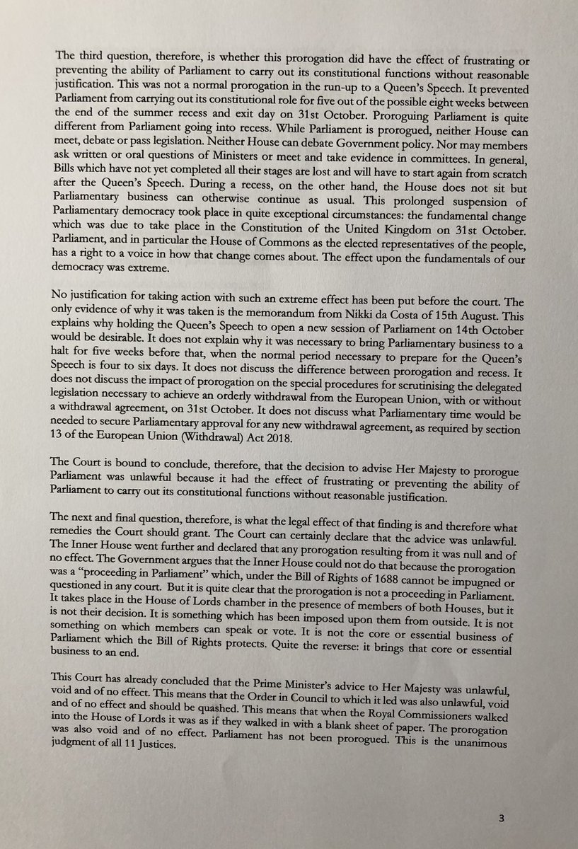 GDauwen's tweet image. Truely historic (unanimous) ruling @UKSupremeCourt👇🏼Delighted they followed Scot. court &amp;amp;found @BorisJohnson acted unlawfully in #Prorogation HoC/HoL must resume now &amp;amp;BoJo must resign #Cherrycase #Brexit #StopTheCoup #RevokeA50 Now bring leave.eu crimes to justice!