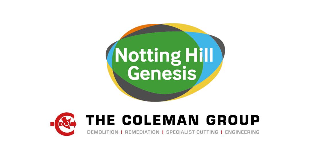 ColemanGroup_UK's tweet photo. We’re very pleased to announce that The Coleman Group will be taking part in the prestigious Notting Hill Genesis - Demolition &amp; Enabling Works (Complex) for an 8 year framework. 

@NHGhousing #NottingHillGenesis #DigitalDemolition #DemolitionByDesign https://t.co/q86BvGVPyn