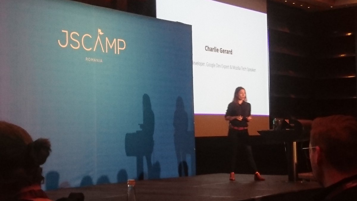 sil's tweet photo. We return from lunch! And @devdevcharlie on machine learning! #jscampro https://t.co/OVyIRnoKT2