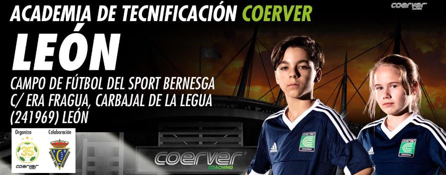 Os informamos que el C.D. Sport del Bernesga y Coerver Coaching, han llegado a un convenio de colaboración para la preparación de sus futbolistas. Las personas interesadas pueden pedir la más información a través de los entrenadores.