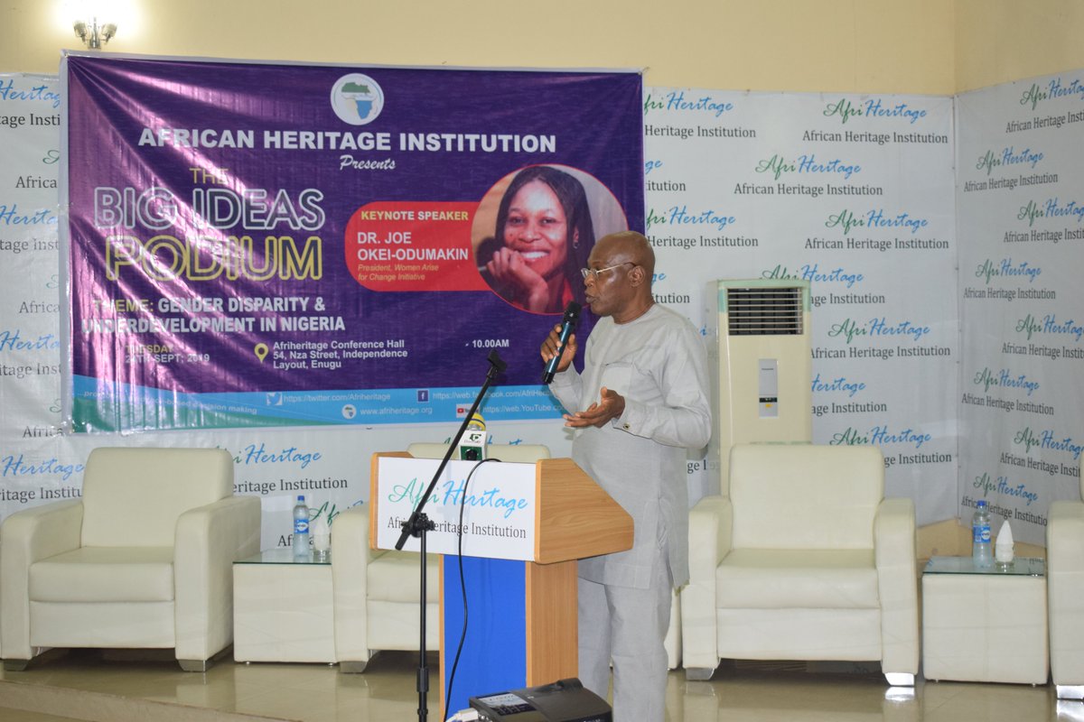 "At what point as a society do we begin to realize that there's a problem arising from the non-inclusion of minorities. Do we wait for people to flood the street before we do something about this? This is the basis for this event." Prof. <a href="/OkekeUzodike/">Ufo Okeke Uzodike</a> 
#BigIdeasPodium