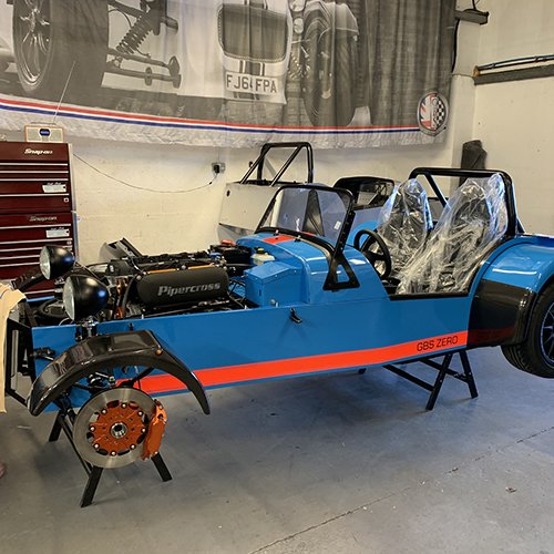 GBSCars's tweet image. Nice to have this GBS Zero back in our workshop this week.... GBS customer Peer Moberg from Norway has bought it back for us to do some final fittings and engine set up... greatbritishsportscars.co.uk #gbszero #workshop #enginesetup #sportscars #greatbritishsportscars #export #norway