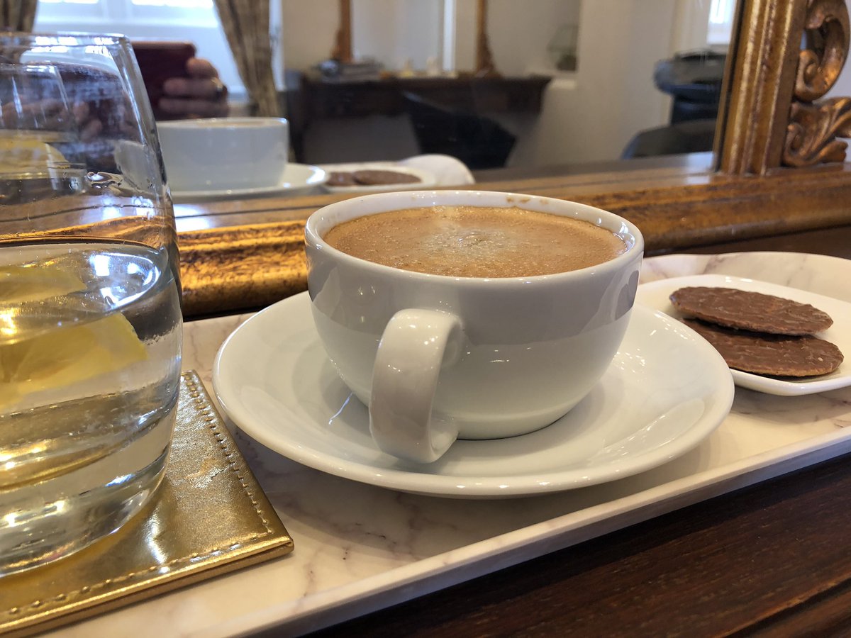 I have coffee. Water. Biscuits. 
All is well. 
#hairdoday 
<a href="/RLhair/">Rachel Louise Ryan</a>