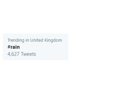 Buzz_Bingo's tweet photo. This screenshot is the most British thing to ever happen on Twitter:

#rain #British #TuesdayThoughts #TuesdayMorning https://t.co/30EiMluAdM