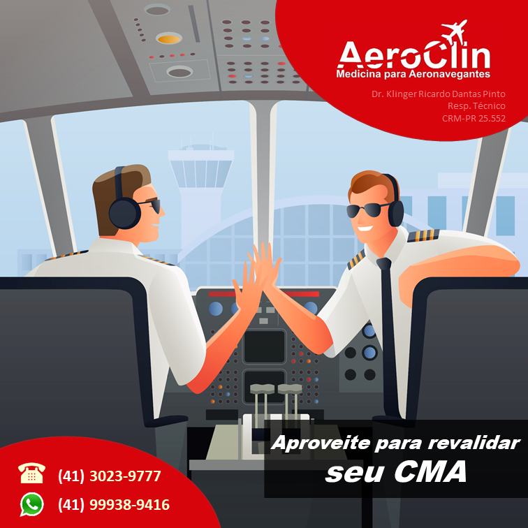 LucasAeroclin's tweet photo. Tripulante, aproveite que você está em terra e agende seu CMA (Certificado Médico Aeronáutico). Não deixe para agendar em cima do prazo para vencer. https://t.co/RrH1t6aBZe