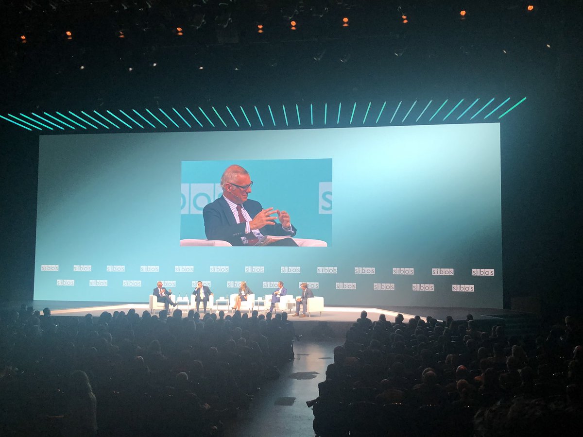 corbpage's tweet photo. Crypto is a major topic here at the “Future of Banking” panel at #Sibos19. These folks know it’s coming, esp #Libra, #bitcoin &amp; #Ethereum.

Two years ago, crypto was the “wacky question” at the end of the panel. Now it’s intertwined throughout the discussion.

#ConsenSysSibos https://t.co/IXvy8EASix
