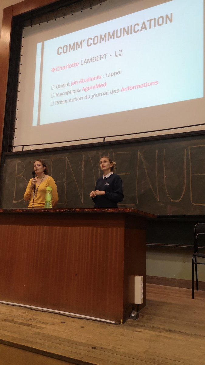 oliveau_simon's tweet photo. Présent aujourd'hui pour représenter @IA_Nantes à l'AG de rentrée de l'@ANFO44.
Moment de présentation des différentes actions de l'association aux L1. 😉 https://t.co/1t4r23OjqL