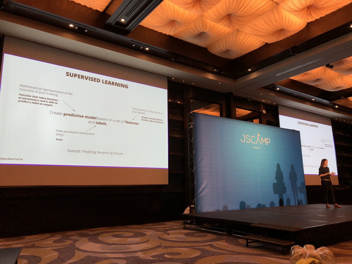 TejasKumar_'s tweet photo. This talk on Machine Learning for JavaScript developers by @devdevcharlie at #JsCampRo is really amazing — she’s bringing ML to the rest of us, lowering the barriers to entry and showing us a less-steep learning curve.
Really good content here. 👍🏾🔥 https://t.co/EVatfUykHP
