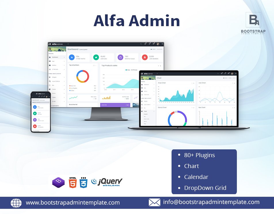 AdminTemplate's tweet photo. Alfa Admin Dashboard helps you to manage your activities
.
.
Check Dashboard on:
https://t.co/3HXdD8cj5n
.
.
#frontend #opensource #blog #themeforest #desig #uikits #bootstrapdesigners #reactstrap #templates #data #bootstrapdevelopers #plugins #bootstrapmasters #webdev #backend https://t.co/lvg8kru5KT