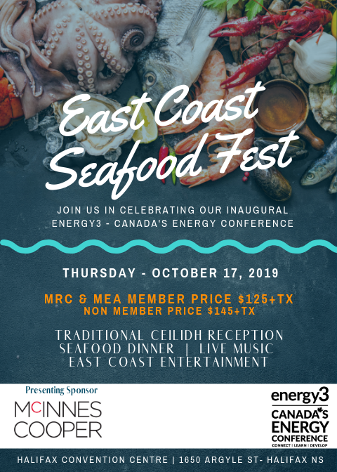 Canadian_MRE's tweet photo. 3 weeks until #energy3Canada &amp; we are getting excited for a fantastic week! 

Check out the #EastCoastSeafoodFest on Oct. 17th - a FUN evening and open to anyone to attend. Perfect opportunity to network with #energy #marine #ocean #cleantech industry! 

https://t.co/iRf56bEE8P https://t.co/scHB9stzo6