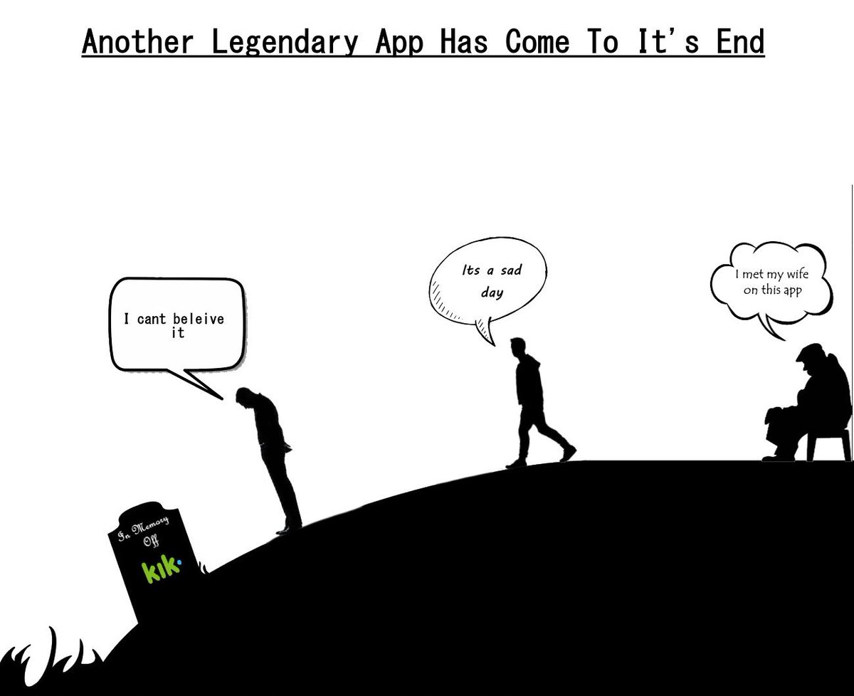 Kik Messenger App To Shut Down 😥

Kik Messenger is shutting down despite the service having millions of active users around the world. 

The company said it was closing down the messaging service so it could concentrate on the Kin cryptocurrency it has also created.