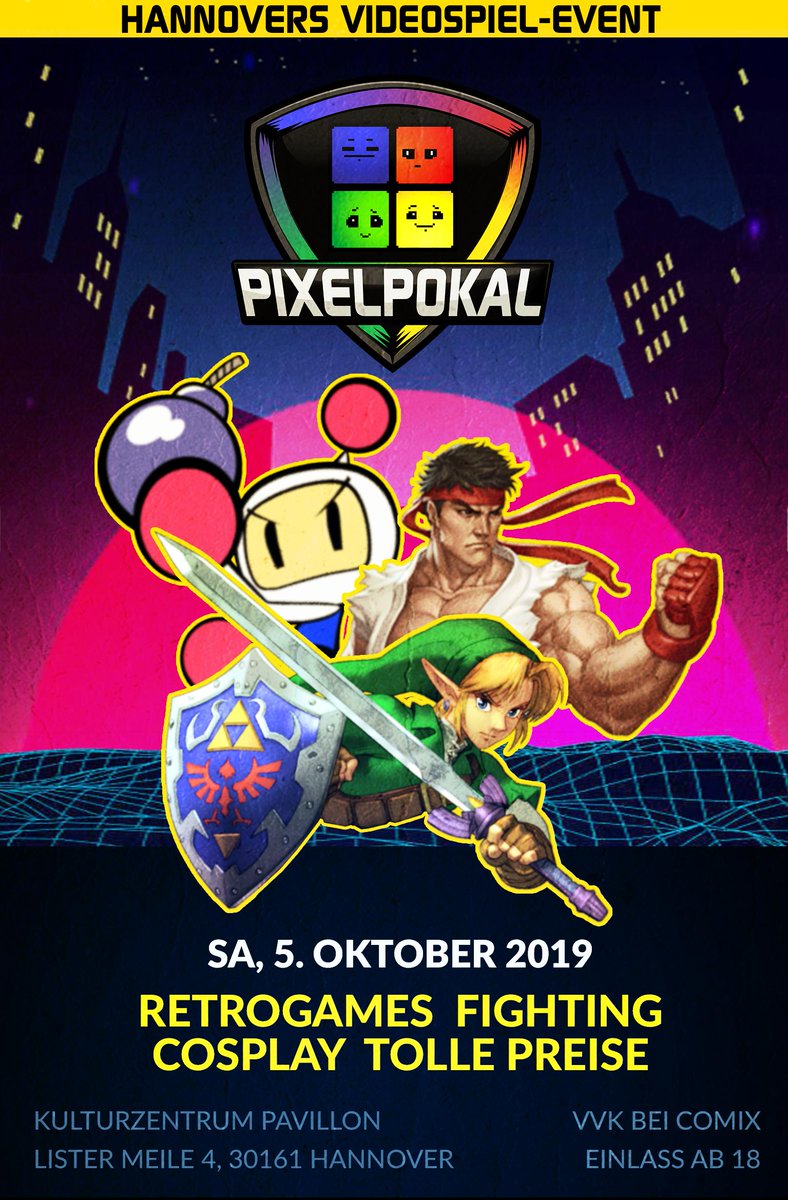 Pixelpokal's tweet image. Nächste Woche ist es schon wieder soweit!