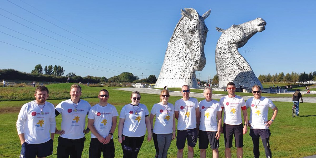 CurtinsConsult's tweet photo. Last Friday saw the first leg of the #BikeBoot Challenge as staff from our Glasgow and Edinburgh offices cycled to #thekelpies in Falkirk to raise funds for @mariecurieuk. Well done, team!
More info & how to donate >>https://t.co/mFL4mBvWS4
#CurtinsCare #CharityTuesday https://t.co/26DP3I0vGN