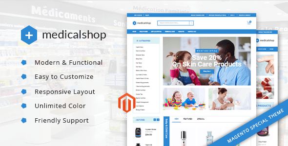 stylelibreview's tweet photo. MedicalShop - Pharmacy and Drug Store Magento Responsive Theme
https://t.co/AUrXRjOJUN

#magento #columns4 #drugtheme #fluidgrid #healthstore #medicalstore #medicaltheme #medicine #pharmacystore #responsive #responsivedesign #responsivemagento #themeforest https://t.co/dLlmCzR2qa