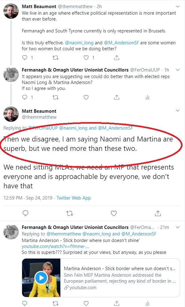 Interesting that Alliance rep refers to Sinn Fein's Martina Anderson as 'superb', maybe it's the continuance of a budding Sinn Fein/Alliance relationship <a href="/allianceparty/">Alliance Party</a> <a href="/uuponline/">Ulster Unionist Party</a>