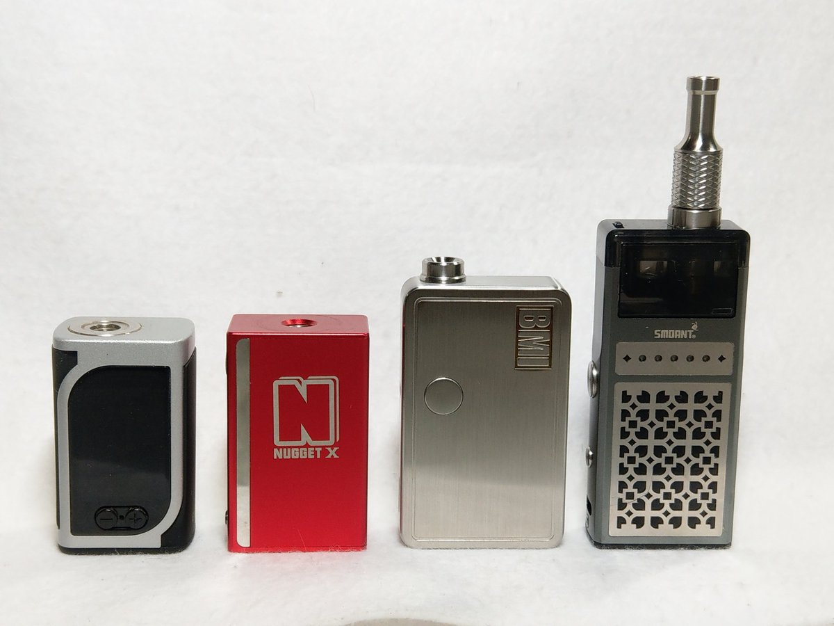 waco_cf's tweet photo. BMI MICROの大きさ比較。
どのご家庭にもあるような物が思い浮かばなかったので御容赦。
後日ブログネタにしよう。
#vape #vape好きな人と繋がりたい #BMIMICRO https://t.co/fsPoYKNi9U