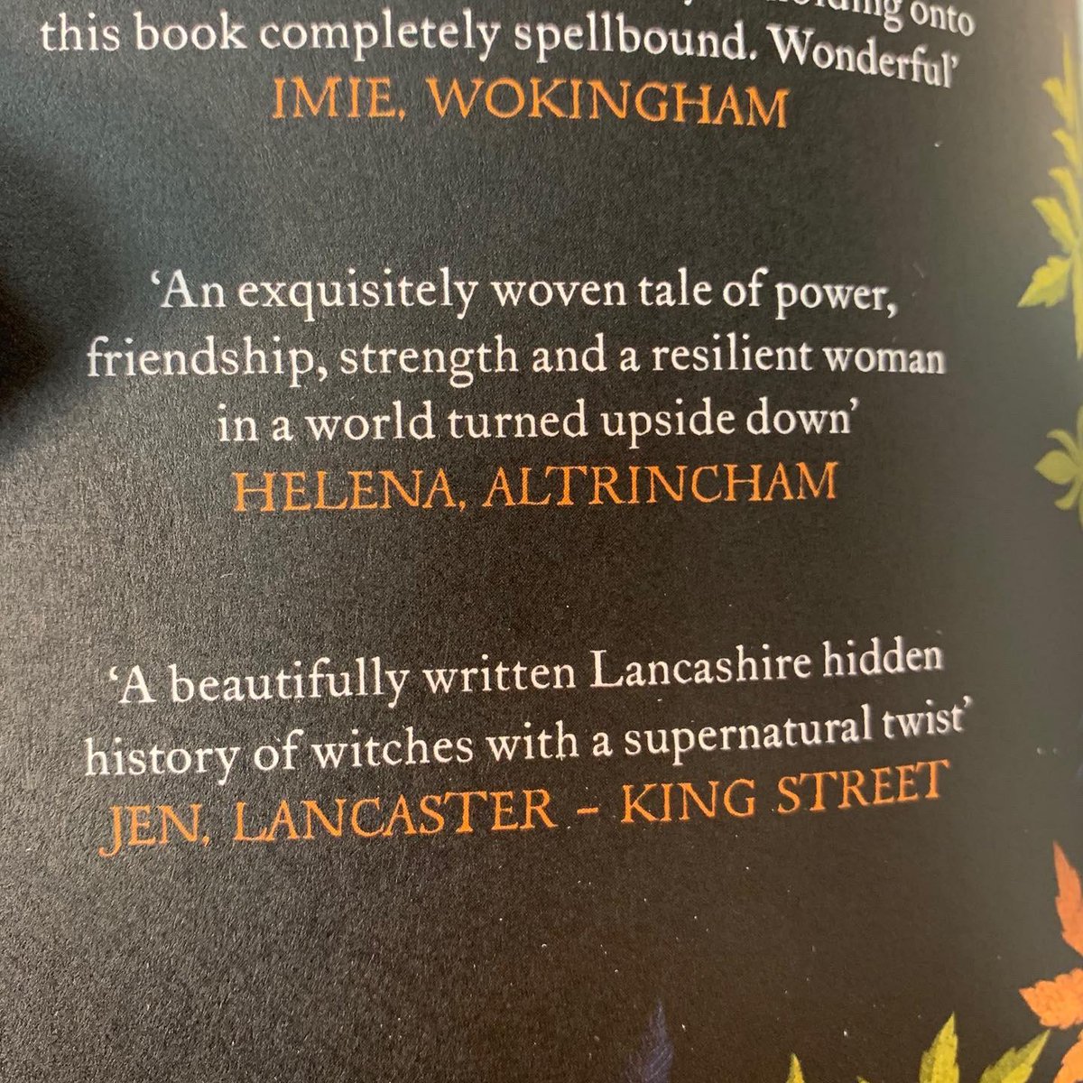 Booksellers Tom and Jen were super excited about the release of <a href="/stacey_halls/">Stacey Halls is away</a>'s The Familiars in paperback... and then we found Jen's review in the front cover! Now we're uncontrollably excited.