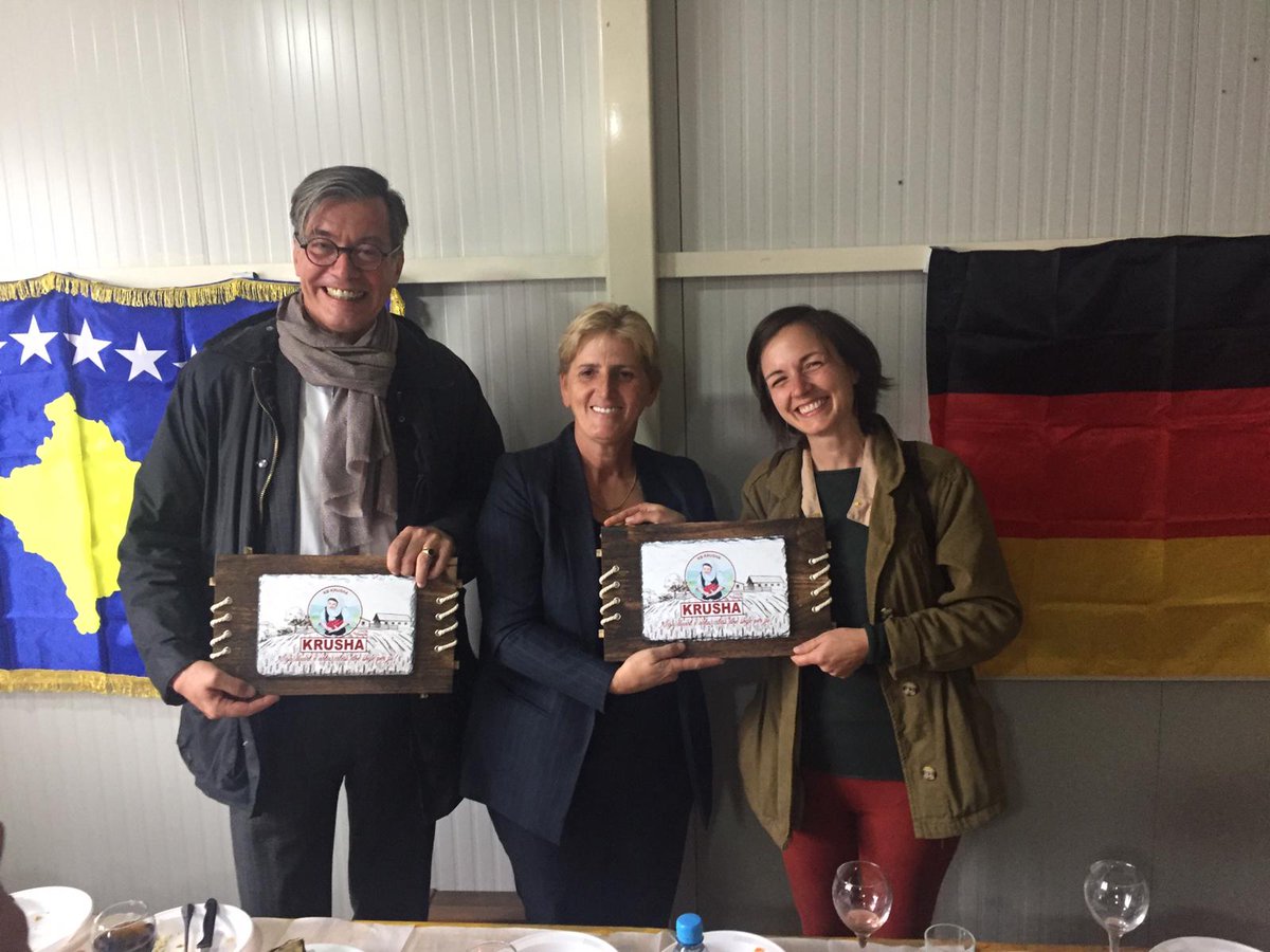 GermanAmbKOS's tweet image. So impressed visiting #Krusha cooperative together with @giz_gmbh. Happy we could say 🇩🇪 now brings almost €100.000 to get things up &amp;amp; running after the terrible fire.  Will remain engaged for this project meaning so much more: A tale of rebirth and the strength of Kosovar women