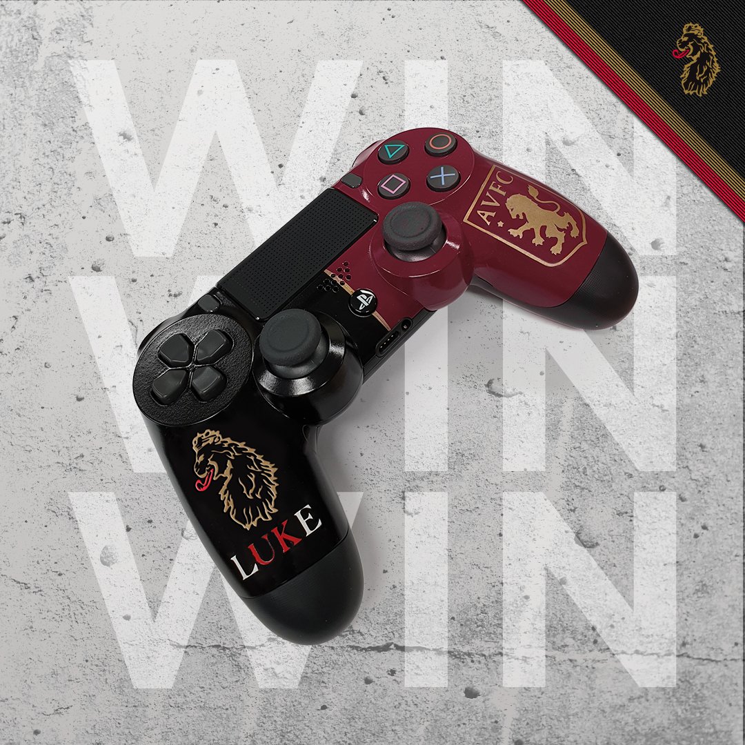 LukeRoper's tweet image. 🎮 We have 2 of 6 Custom LUKE X Aston Villa PS4 controllers designed by @UndeadGamingUK to giveaway!

To be in with a chance of winning
Like &amp;amp; retweet this post
Tag someone below
Follow us

Double your chances of winning by heading over to our Facebook facebook.com/Luke1977Clothi…