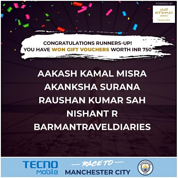 roadtomancity's tweet photo. You opened your heart and mind to fill our feeds with inspirational stories of your travel. You chose to move. You chose wellness. You chose adventure. And you inspired many....

Congratulations Runners Up, you have WON Gift Vouchers!

#RaceToMancity #Mancity https://t.co/Ir9SaixprE