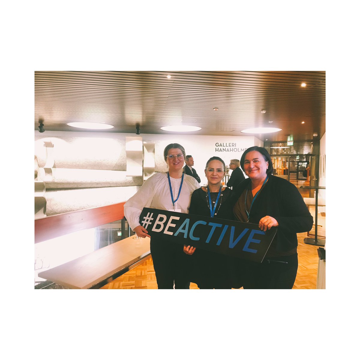 MonaLiiku's tweet photo. Supporting our lovely Soraya Hatim at the EU Sports Conference ”Safeguarding Children in Sport” 🤸🏼♂️✨#EU2019FI #BeActive #SportsConf @EuSport https://t.co/6DK12YolfJ