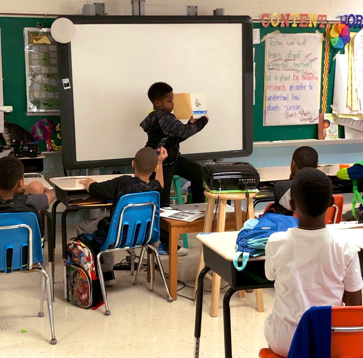 MissWillett18's tweet photo. We loved listening as this author shared his novel that he wrote and illustrated. #marsstar https://t.co/Z2RlbiYY1d