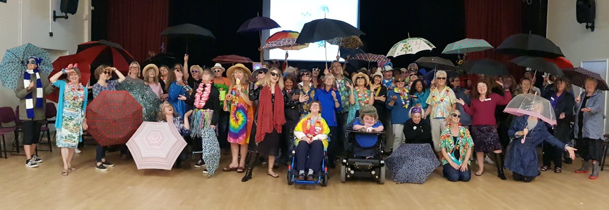 HullabalooQuire's tweet photo. This term's Hullabeanies & their wonderful weather accoutrements.
Join them next week for the final Open Session of the #weatherterm. EVERYONE welcome. NO auditions. https://t.co/RyHlGG1dBP
#community #choir #Brighton https://t.co/gHqVazIvou
