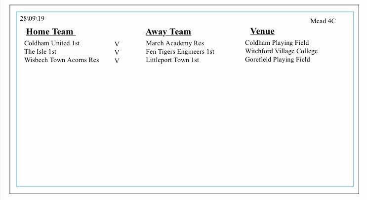 CambsLeague's tweet photo. Fixtures for this week⚽️ https://t.co/wyQ4BWO4CU