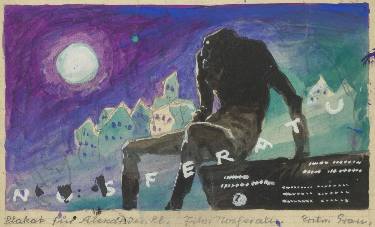 de_kinemathek's tweet photo. Eine #Film-Matinée-Reihe begleitet die #Ausstellung #KinoderModerne. Am Sonntag zeigen wir im #DelphiLux den #Film Nosferatu (D 1922, Regie: Friedrich Wilhelm Murnau) https://t.co/YdzCtara5t #Kino #Berlin https://t.co/d9Wn5A5ZR3