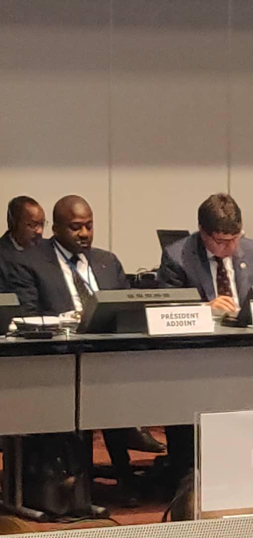 MENUP2's tweet photo. #UPU: Ouverture du 3ème congrès extraordinaire ce matin à Genève : 
La #Ci225 assure la vice-présidence du congrès. 

https://t.co/j1zRfBtC3b https://t.co/KEb292AYTh