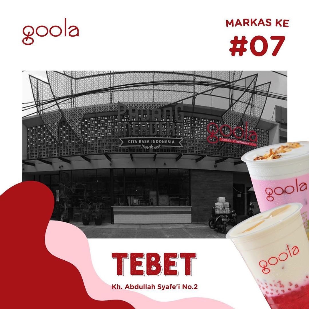 goolaindonesia's tweet photo. LAPOR KOMANDAN!! Sudah resmi dibuka satu lagi Markas Goola ke #7 kali ini bersamaan lagi dengan Padang Merdeka Tebet. 
Mari semua para Laskar Pemanis Kemerdekaan sama-sama kita merdekakan daerah Tebet dari penjajahan minuman asing! 
#lokalpunya #semanisgoola https://t.co/B5HRGIxE3C
